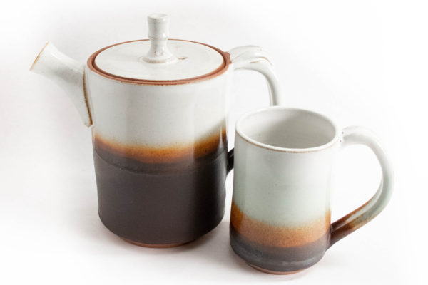 Sand and Stone Teapot and Mug